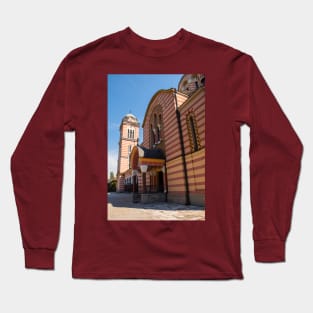 Holy Trinity Orthodox Church in Banja Luka, Bosnia Long Sleeve T-Shirt